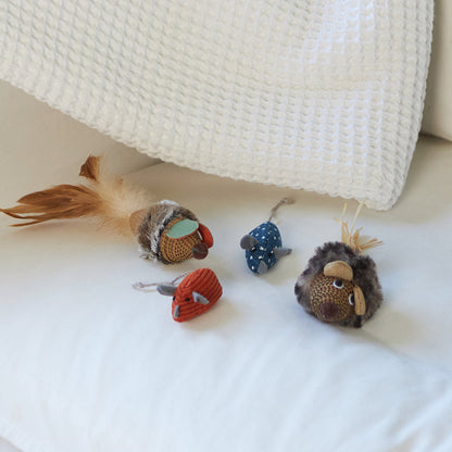 Thrice the Mice with catnip