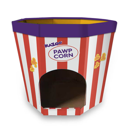 Kitty Popcorn Cardboard House