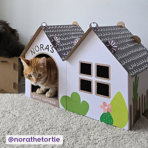 Cat Cottage Cardboard House