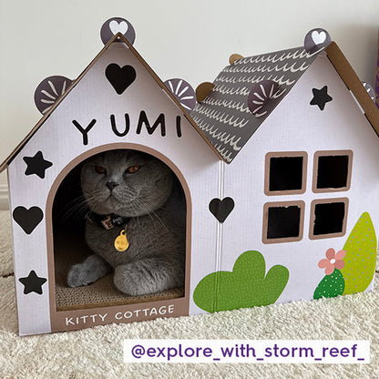 Cat Cottage Cardboard House