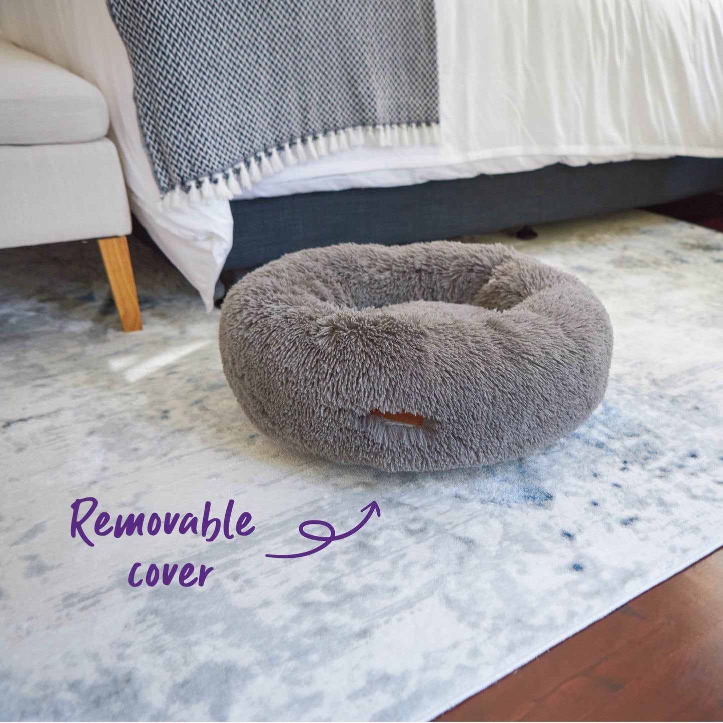 Kitty Peacock Bed - Mud