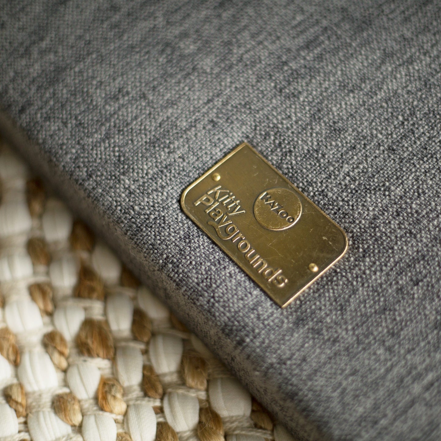 High Bed Sofa Cat Scratch Post - Grey