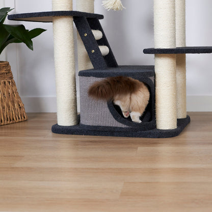 Kitty Climb Playground - Grey Carpet