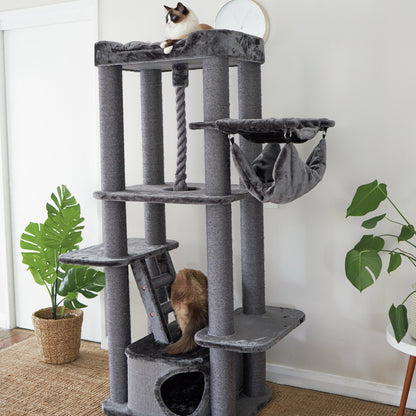 Kitty Climb Playground - Charcoal
