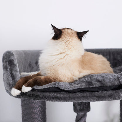 Kitty Scratch & Sleep Post - Charcoal