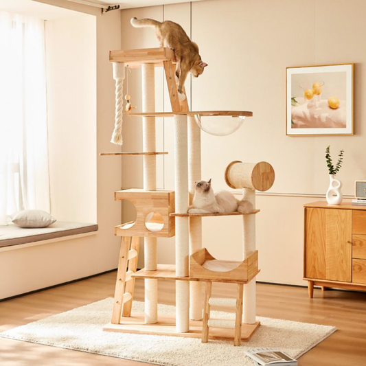 Multi Level Scandi Cat Tower