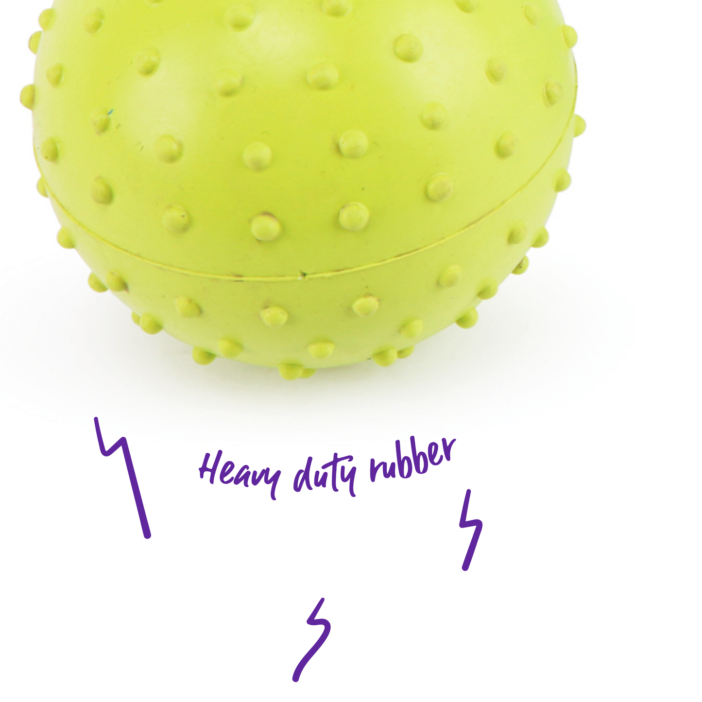 Super Strong Studded Rubber Ball Dog Toys