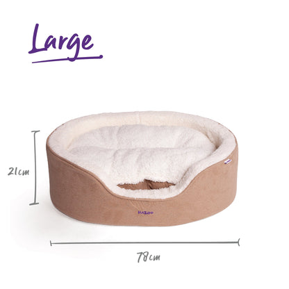 Manhattan Bed - Coffee & White - Cat