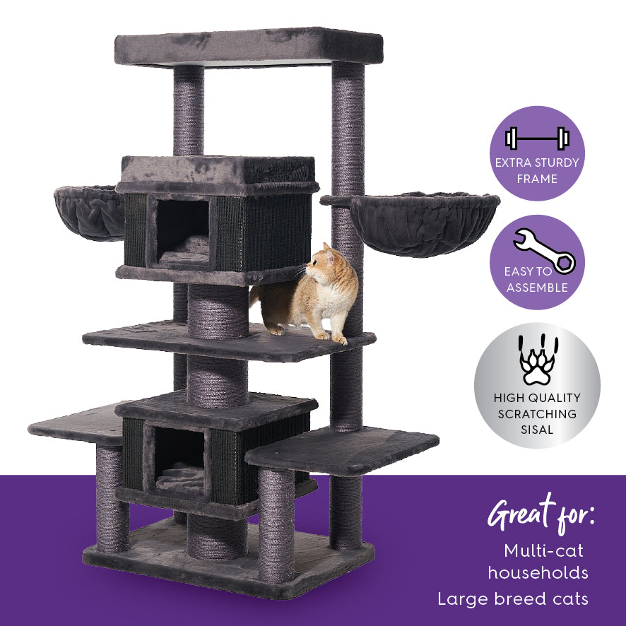 Scratchelor Pad Cat Tree - Grey