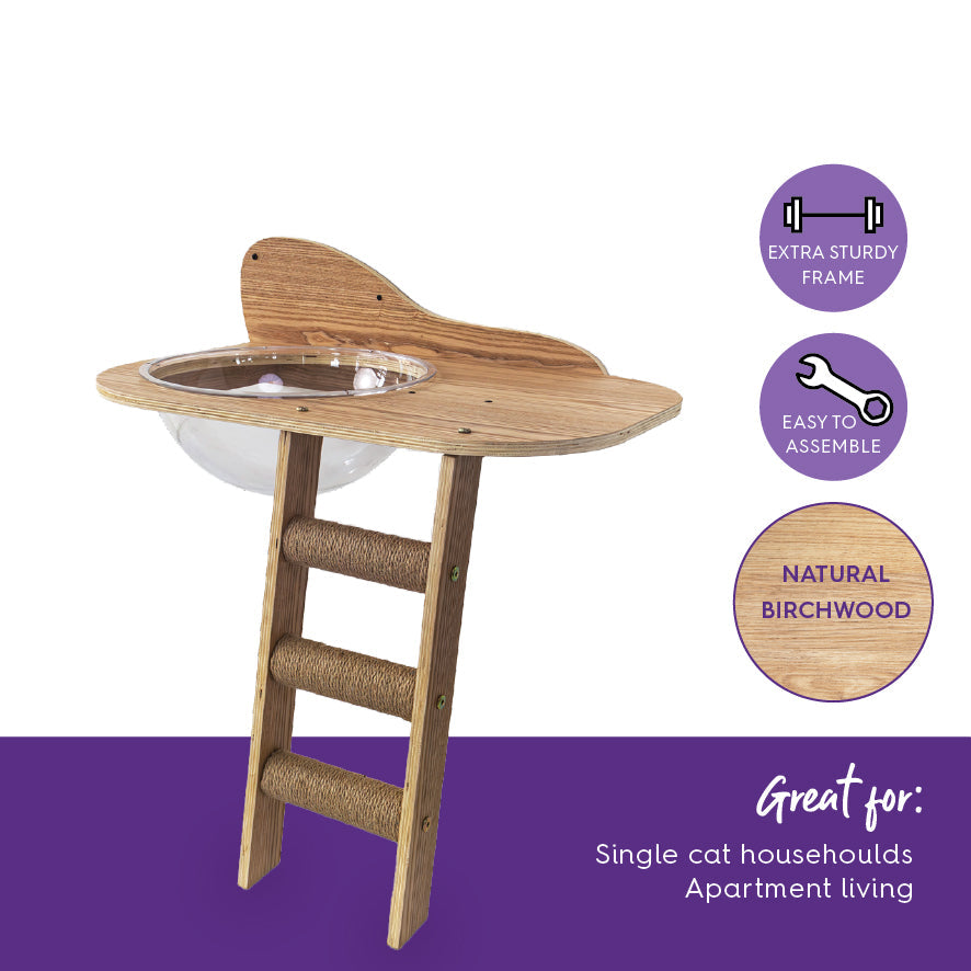 Wall Mounted Woodland Cat Loft