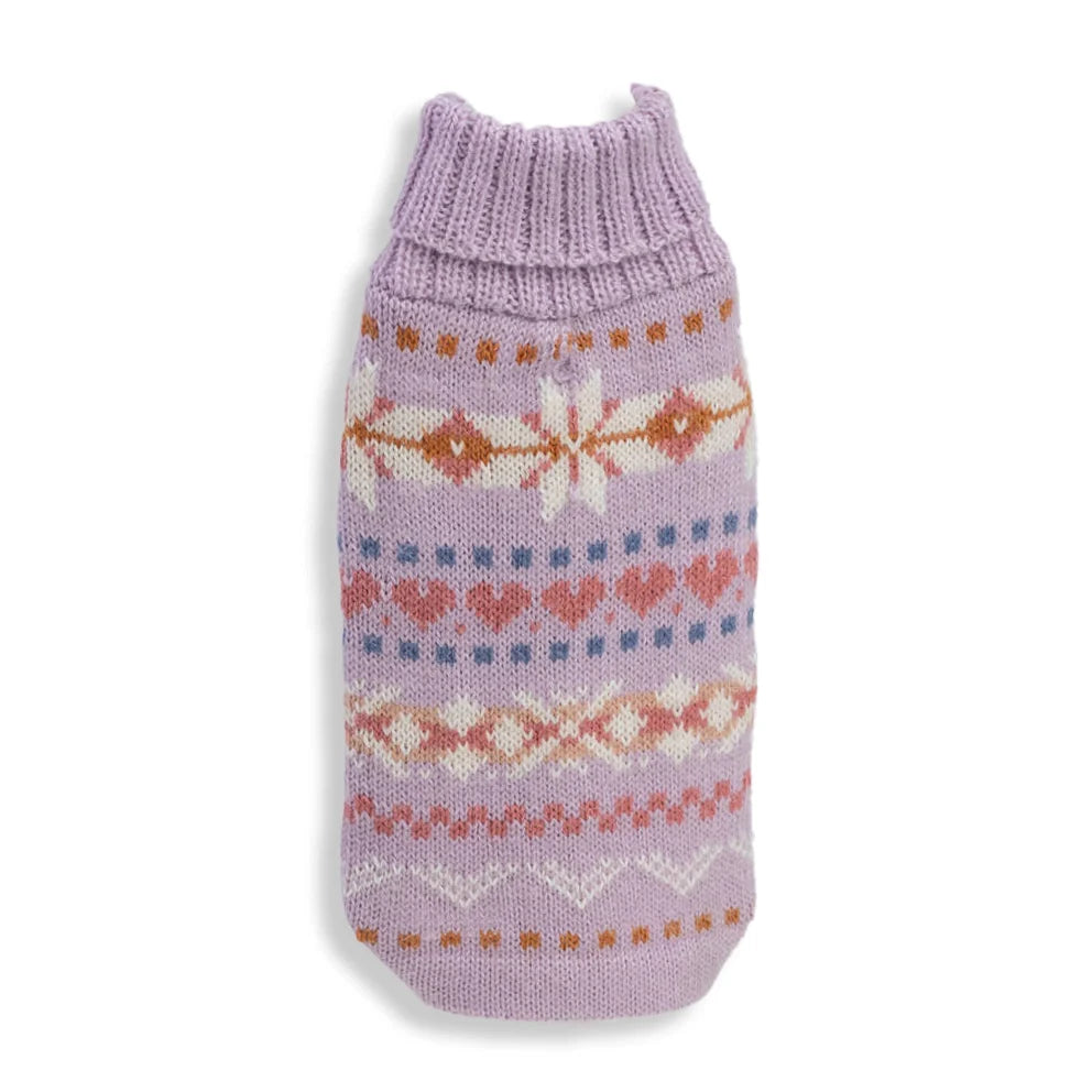 Lavender Sunrise Alpaca Sweater