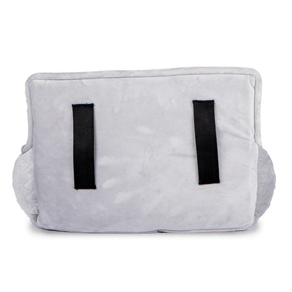 Quilted Car Seat - Light Grey