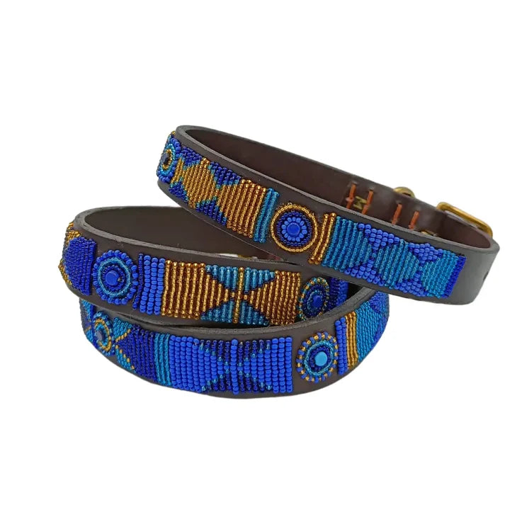 Beaded Dog Collar - Charly