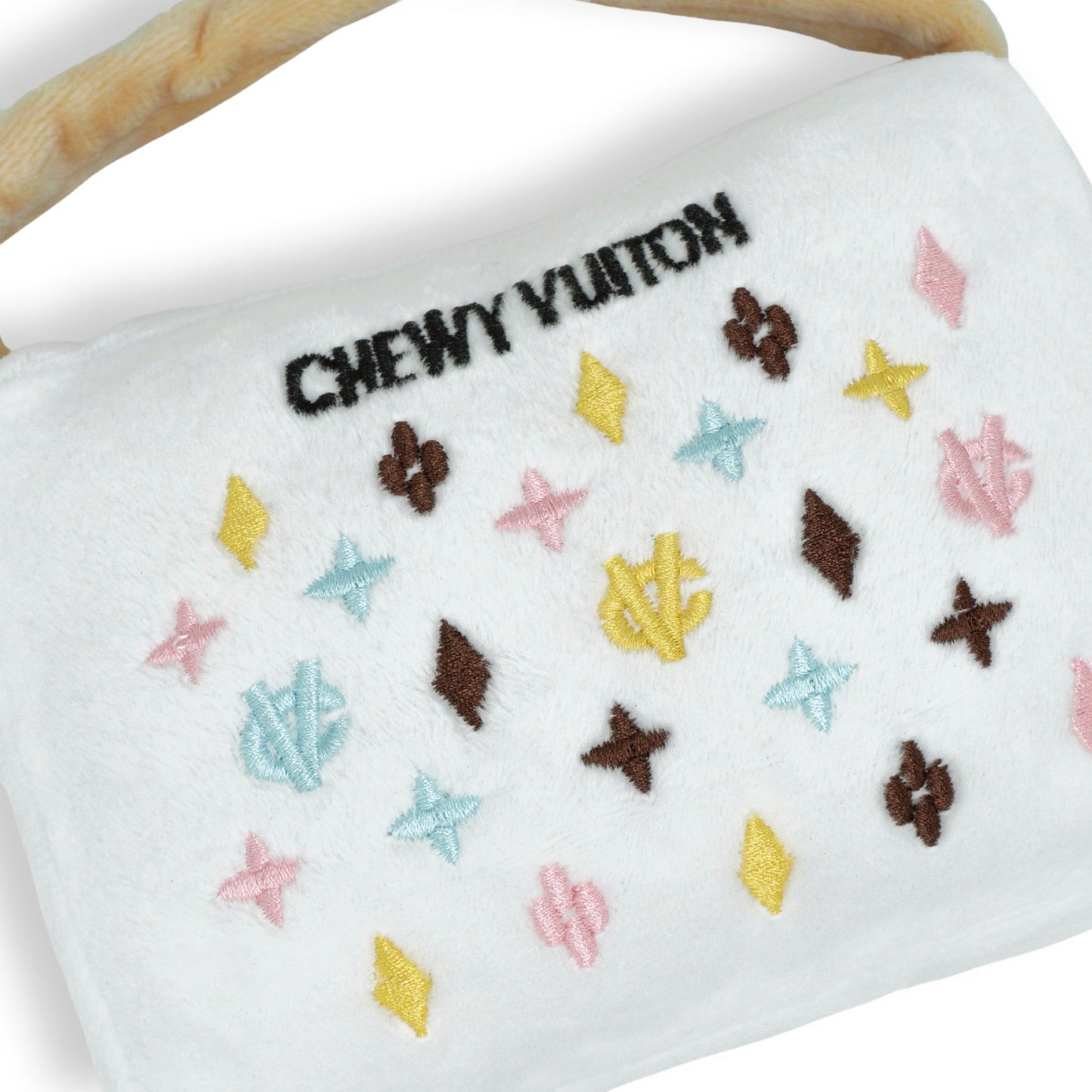 Chewy Vuiton Handbag - White