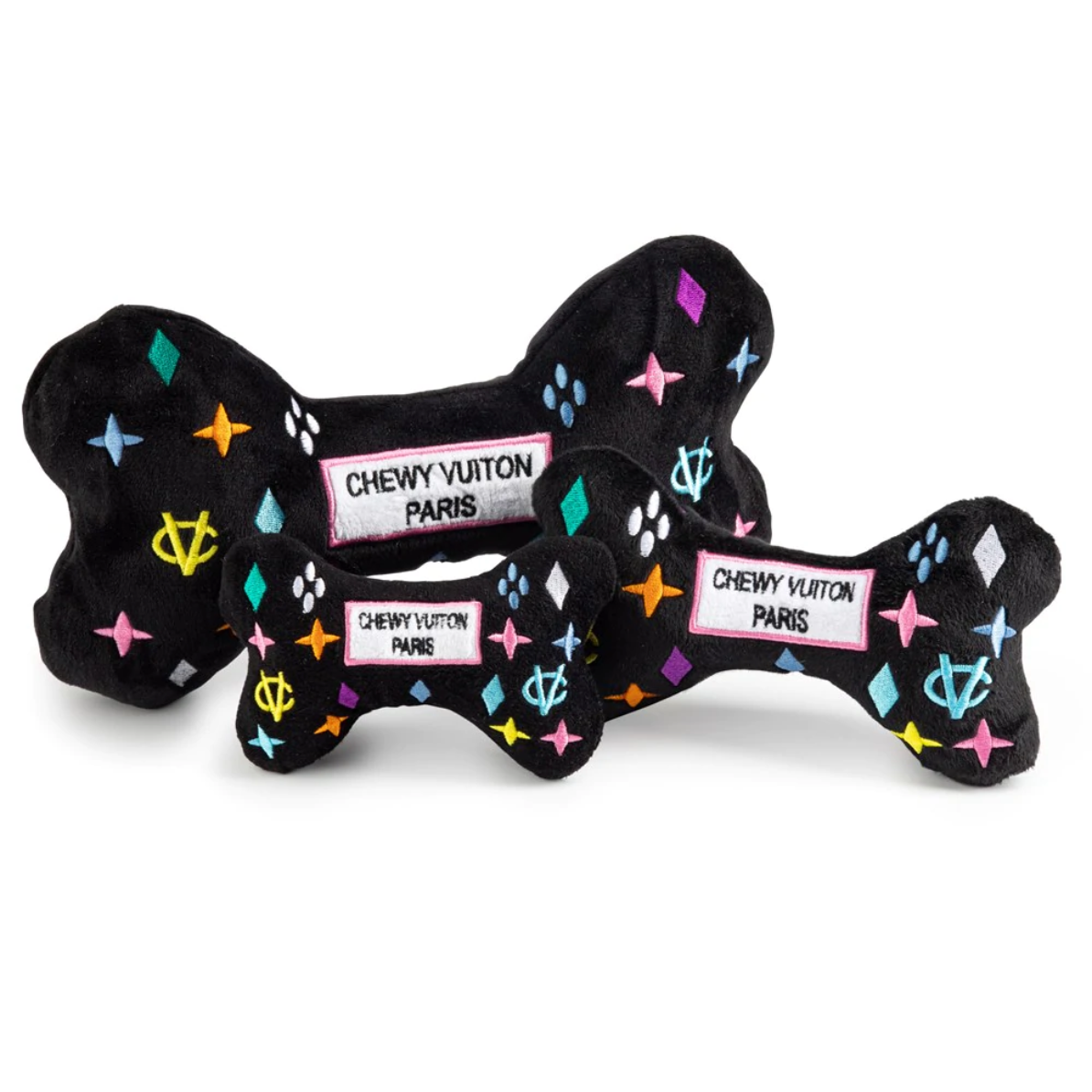 Chewy Vuiton Bone - Black