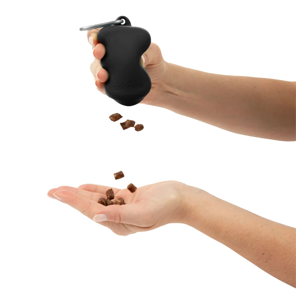 Silicone Dog Treat Dispenser - Black