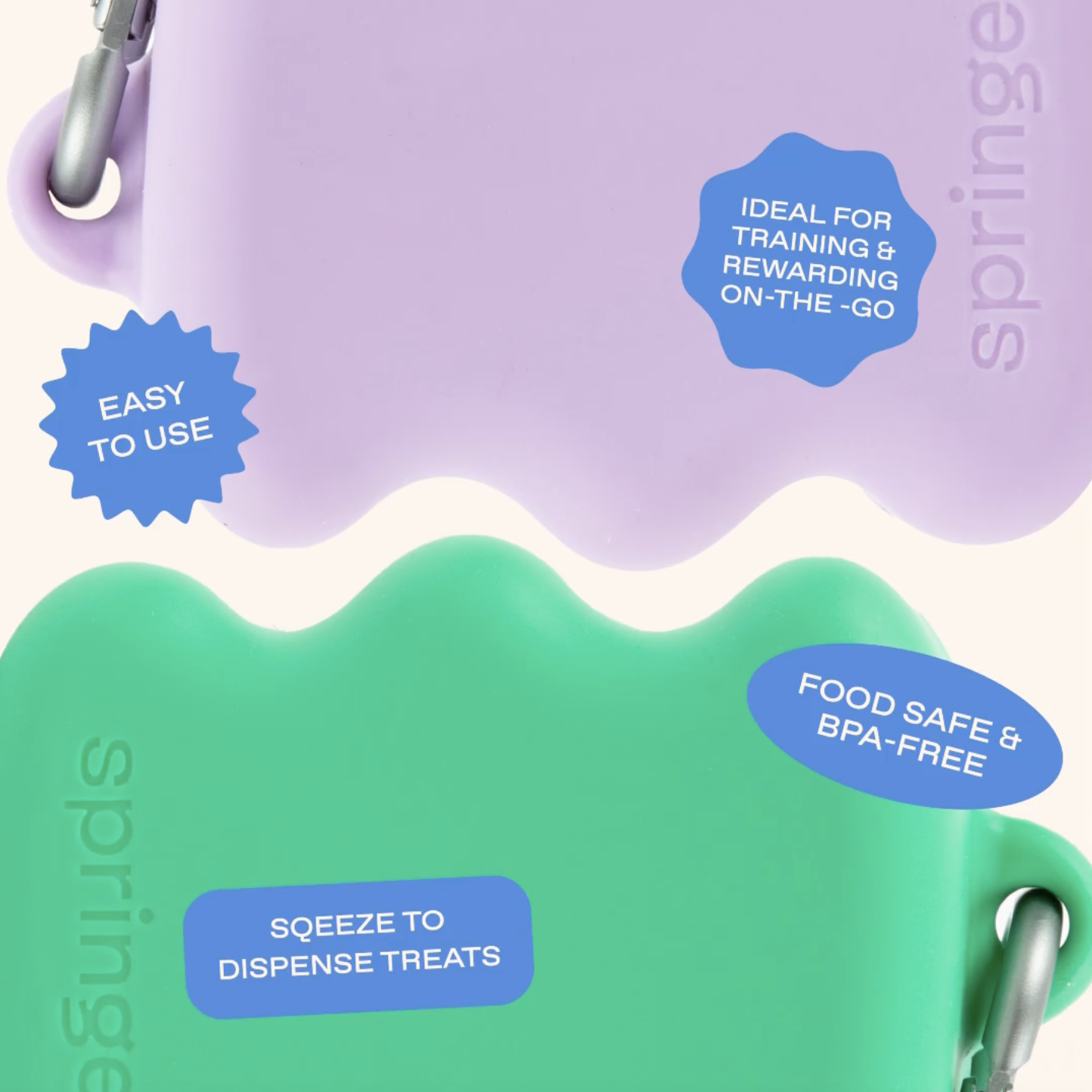 Silicone Dog Treat Dispenser - Lilac