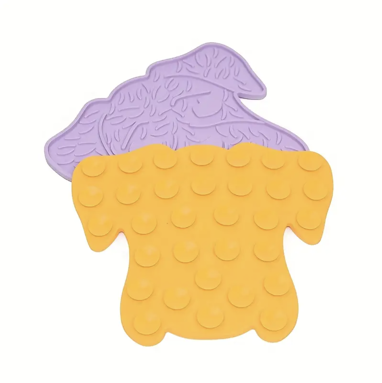 Enrichment Licking Mat with Suction Cups - Dog Face