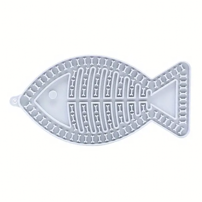 Enrichment Licking Mat with Suction Cups - Fish