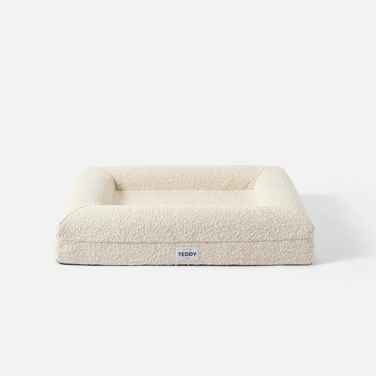 Boucle Bed - White