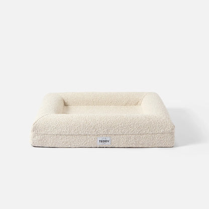 Boucle Bed - White