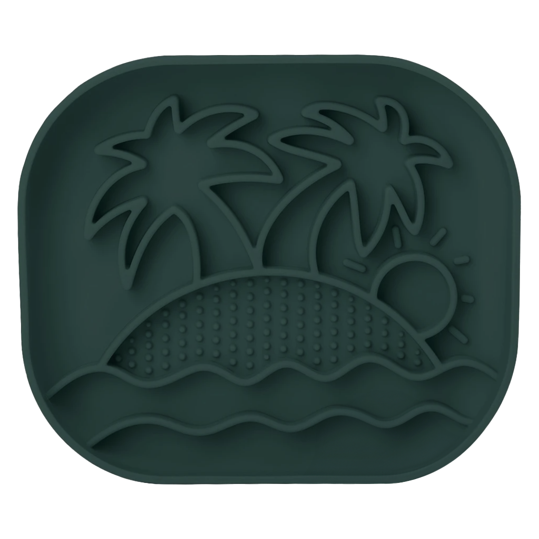 Enrichment Licking Mat with Suction Cup - Tropical Island