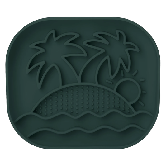 Enrichment Licking Mat with Suction Cup - Tropical Island