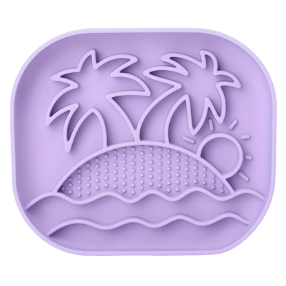 Enrichment Licking Mat with Suction Cup - Tropical Island