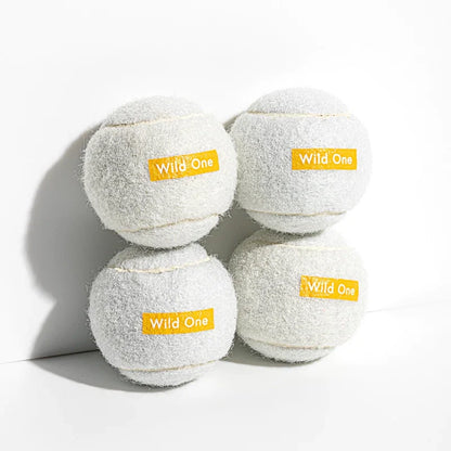 4 Tennis Balls - White