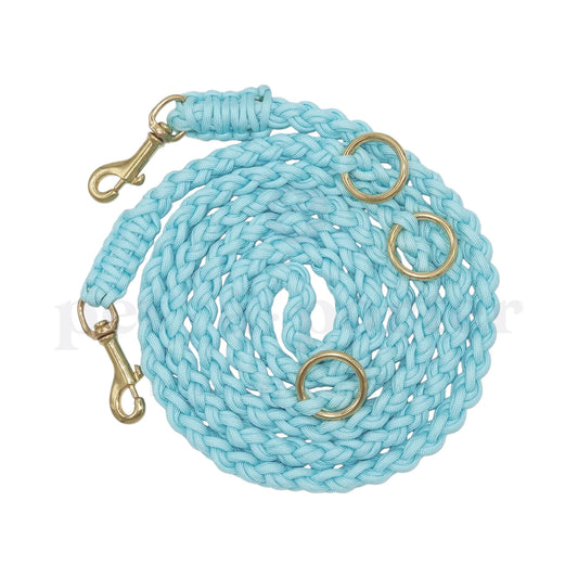 Adjustable Paracord Leash - Ice Blue
