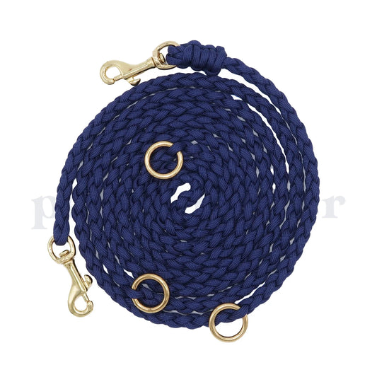 Adjustable Paracord Leash - Marine Blue