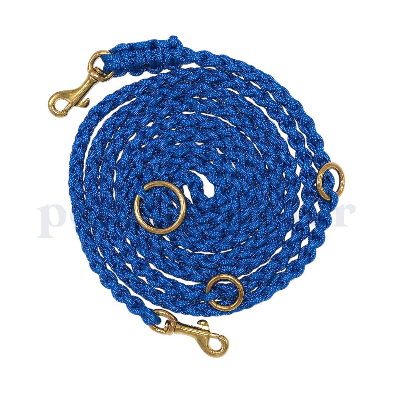 Adjustable Paracord Leash - Denim Blue