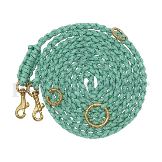 Adjustable Paracord Leash - Mint Green