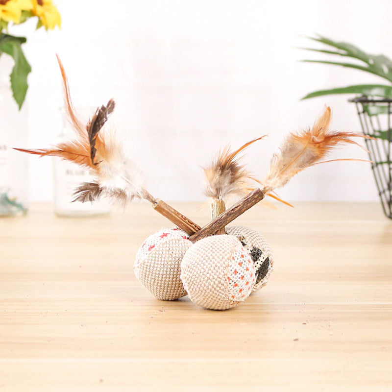 Catnip Feather Sticks