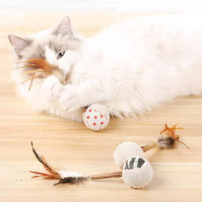 Catnip Feather Sticks