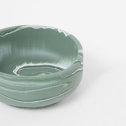 Classic Feeder Bowl - Duck Green Marble