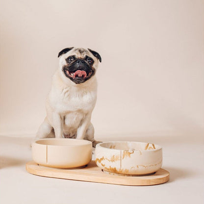 Classic Feeder Bowl - Camel Brown