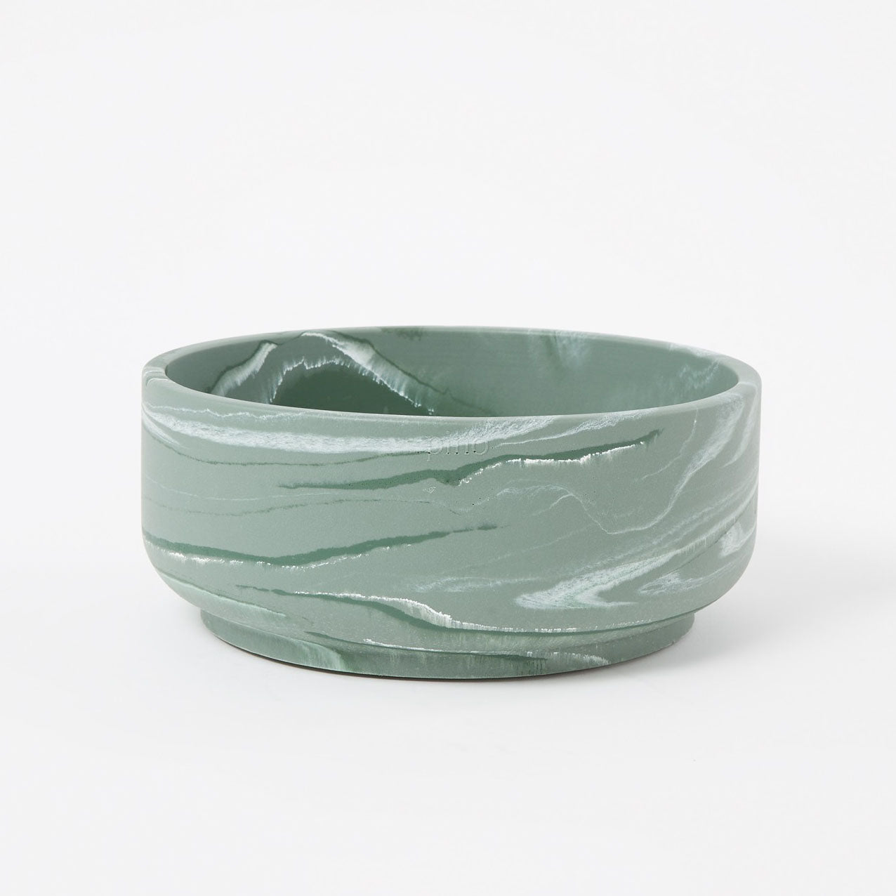 Classic Feeder Bowl - Duck Green Marble