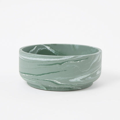 Classic Feeder Bowl - Duck Green Marble