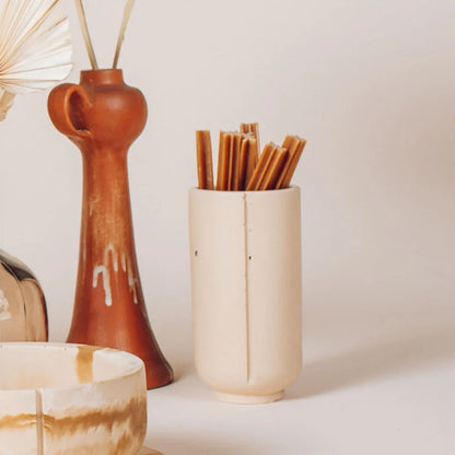 Medium Treat Jar - Camel Brown