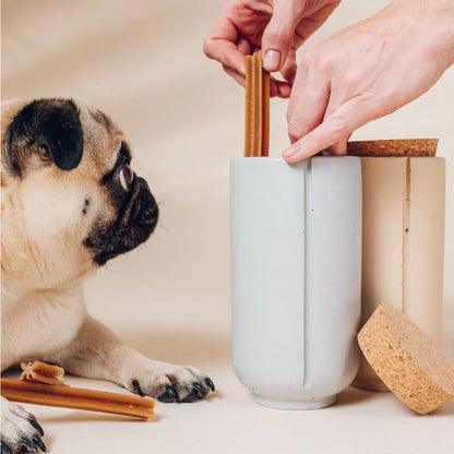 Medium Treat Jar - Camel Brown