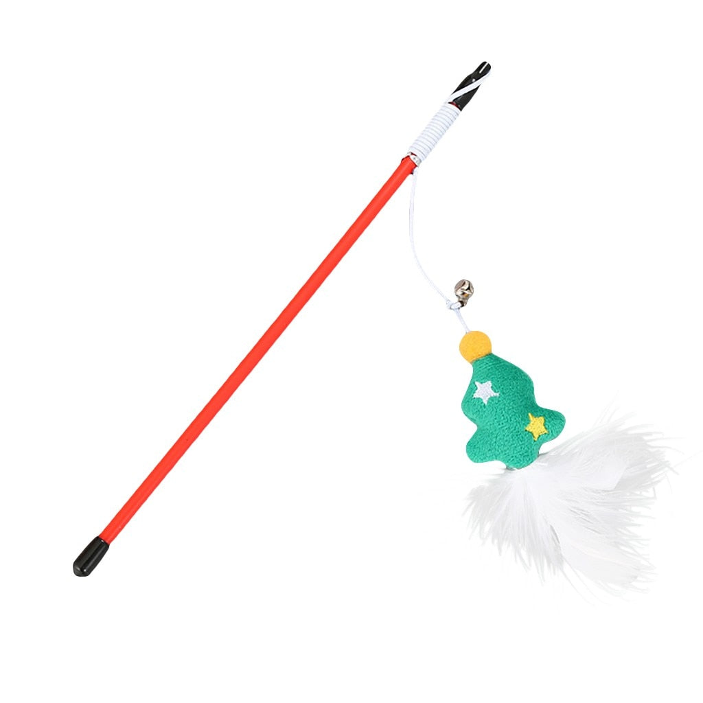 Jingle Bell Cat Wands