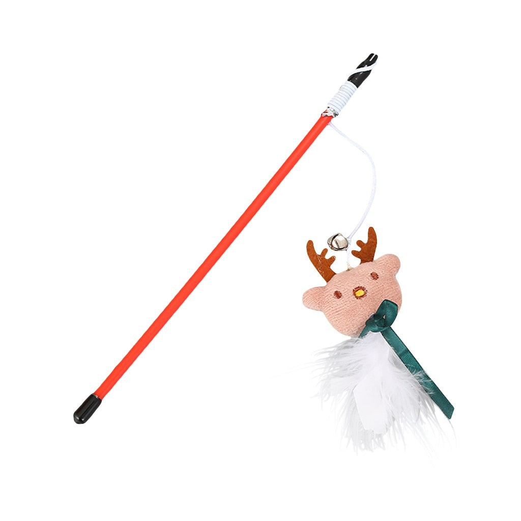 Jingle Bell Cat Wands