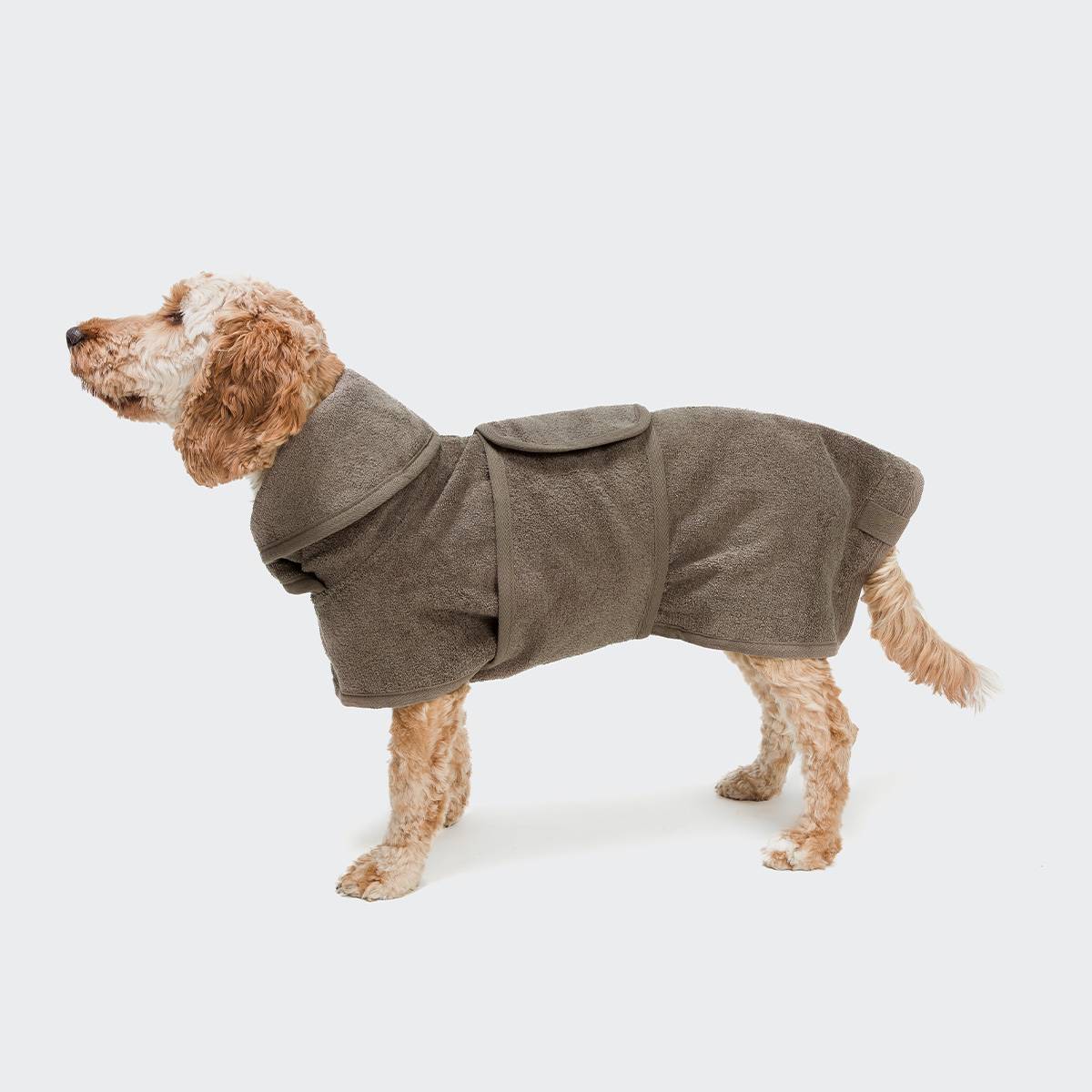 Cloud7 Dog Bathrobe - Föhr Stone
