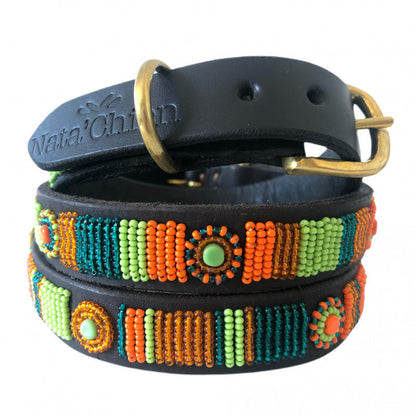 Beaded Dog Collar - Lucy