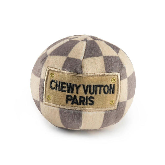Chewy Vuiton Checker Ball