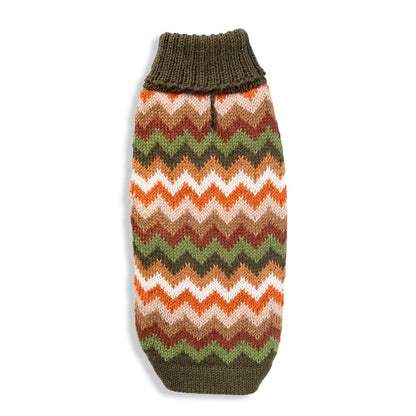 Forest Chevron Knit Alpaca Sweater