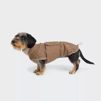 Cloud7 Brooklyn Flannel Coat DACHSHUND - Hazel
