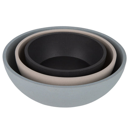 Bamboo Dog Bowl - Dark Grey