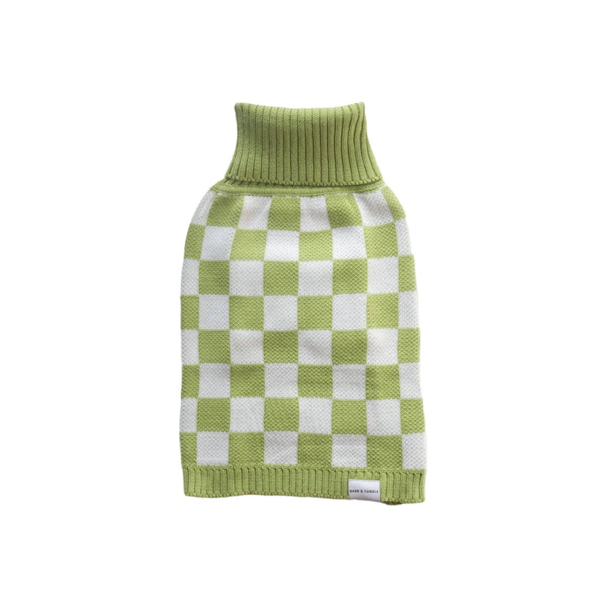 Checkerboard Sweater - Green